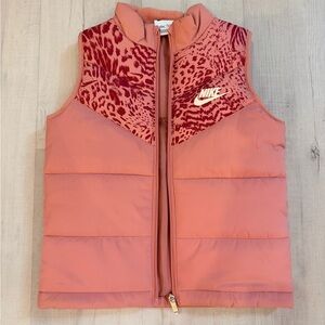 Nike Coral Pink Puffer Vest - NWOT
